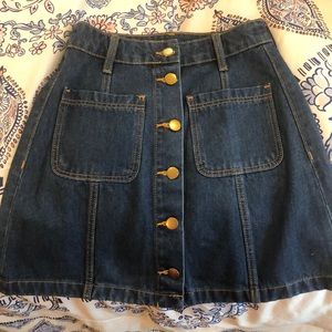 H&M denim skirt